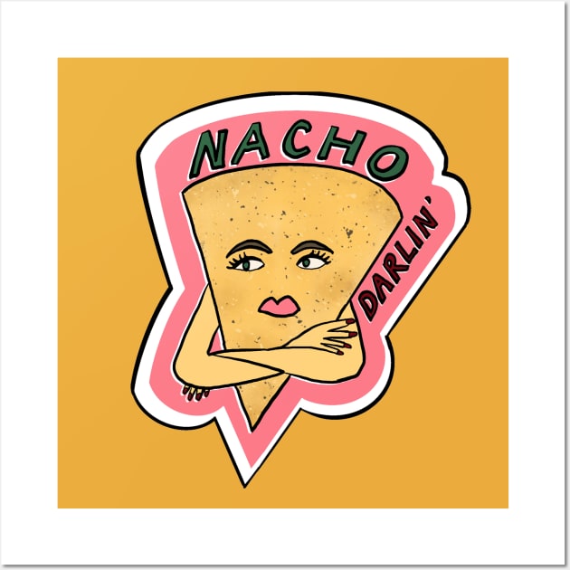 Nacho Darlin' Wall Art by Katsillustration